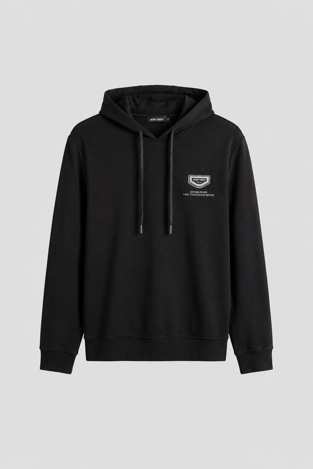 SWEATSHIRT PRETA COM CAPUZ ANTONY MORATO