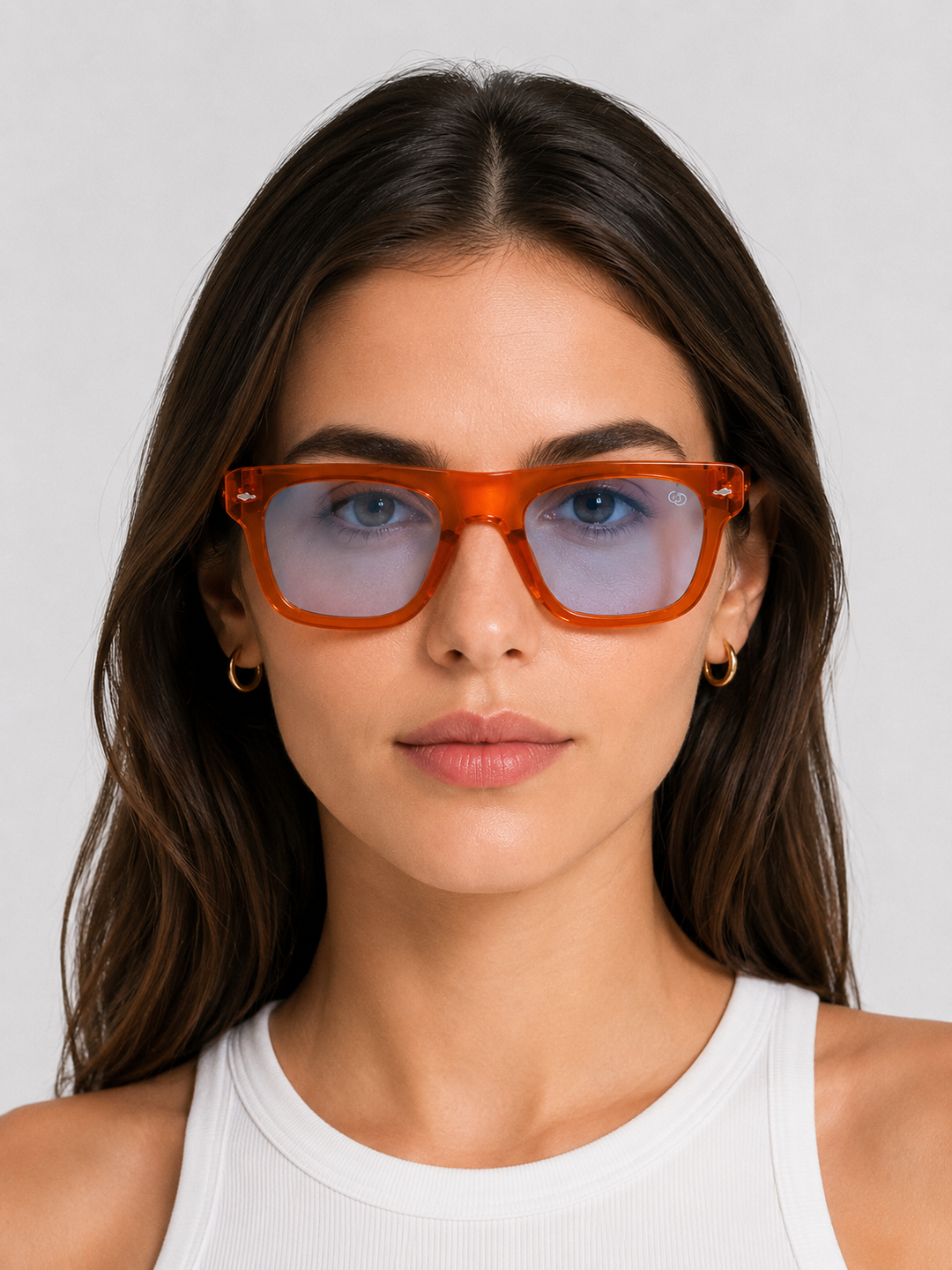 ÓCULOS DE SOL LARANJA ZAIRO PONTO CHIC