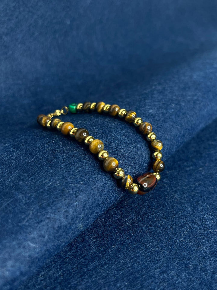 PULSEIRA GOTA DOURADA PONTO CHIC