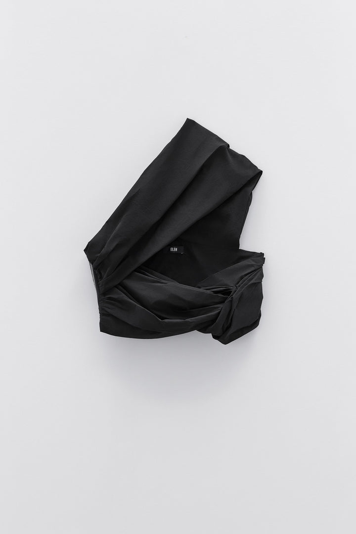 TOP PRETO ASSIMÉTRICO ELEH