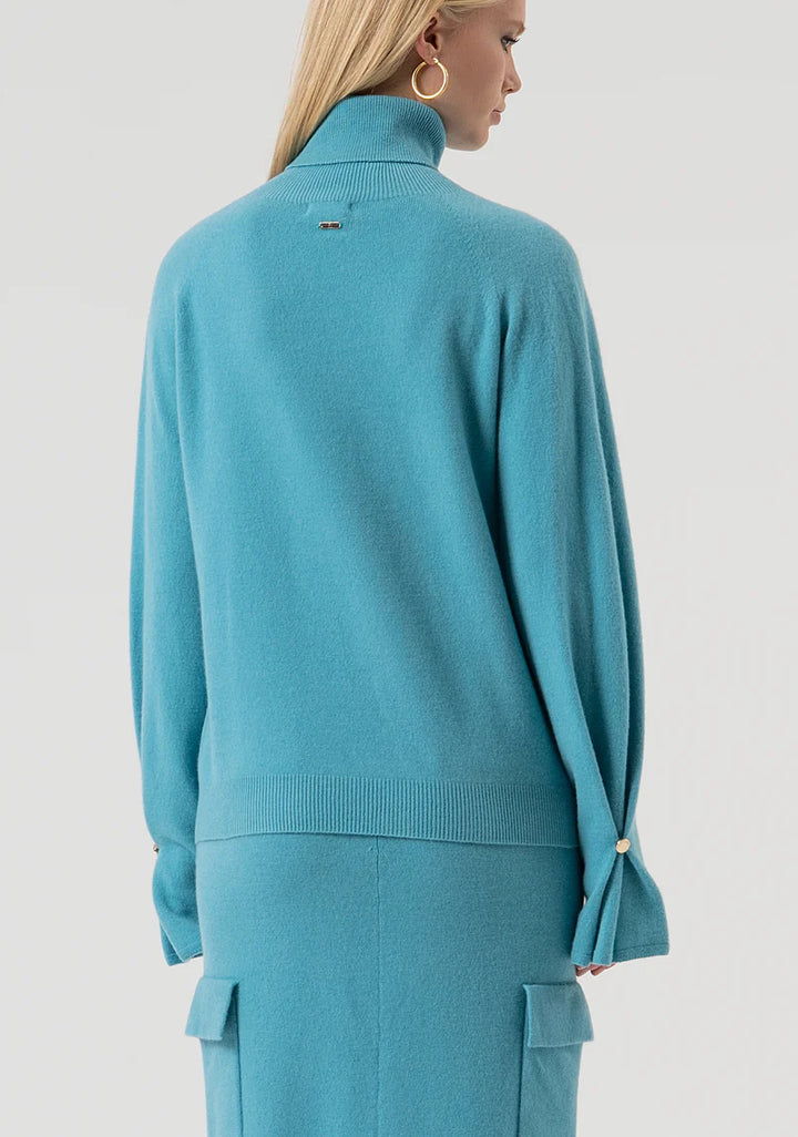 CAMISOLA AZUL DE MALHA FRACOMINA