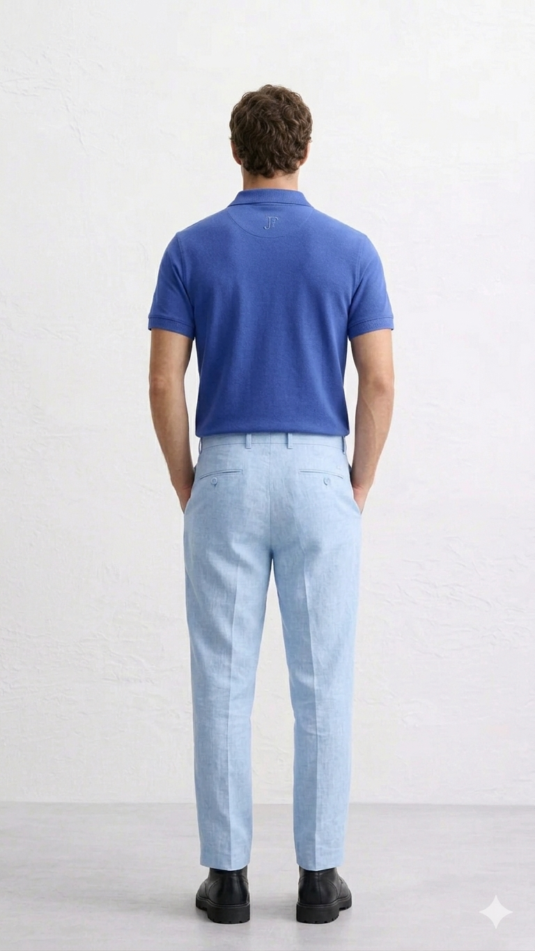 POLO HÓRUS AZUL JEF