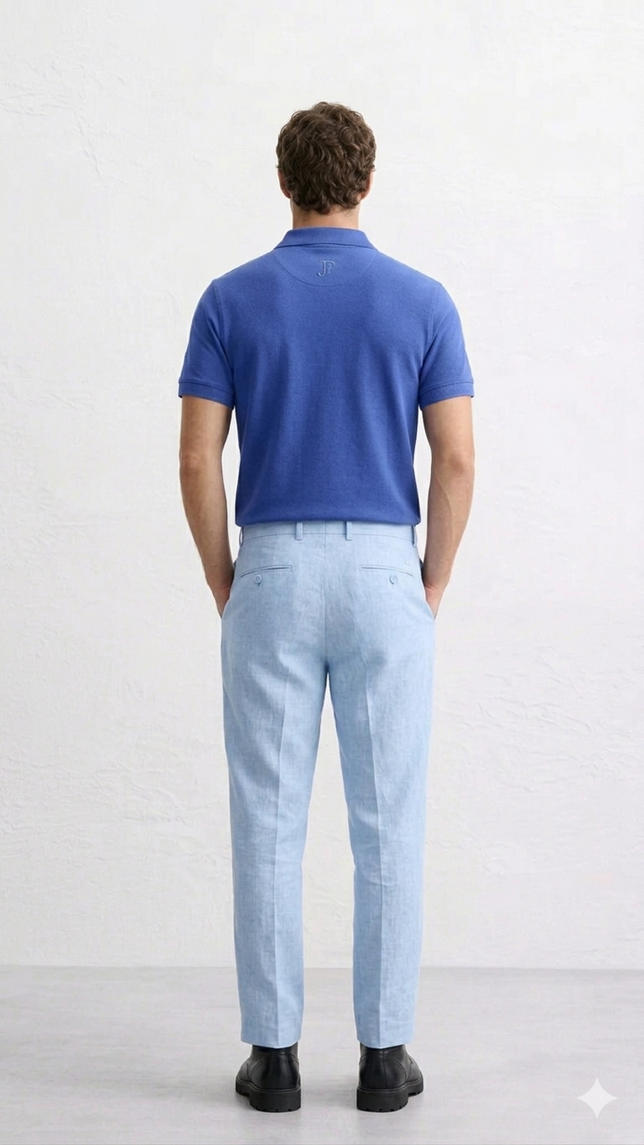 POLO HÓRUS AZUL JEF