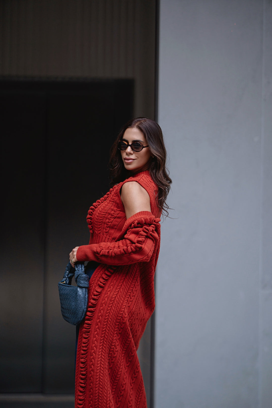 CARDIGAN EM TRICÔ TELHA SAHOCO