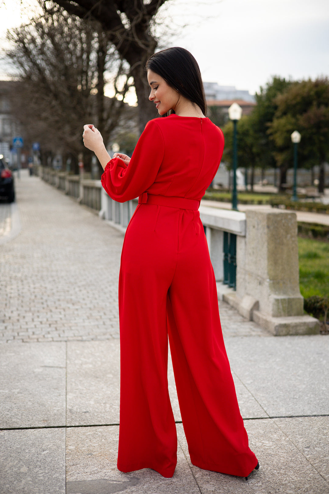 MACACAO VERMELHO COM CINTO RINASCIMENTO