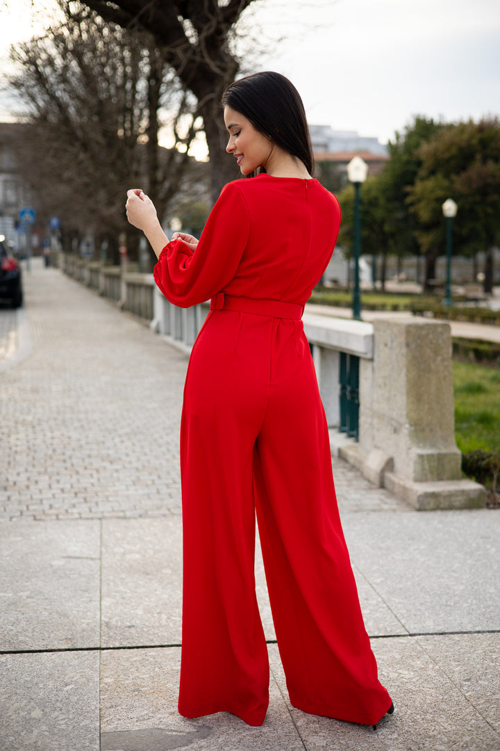 MACACAO VERMELHO COM CINTO RINASCIMENTO