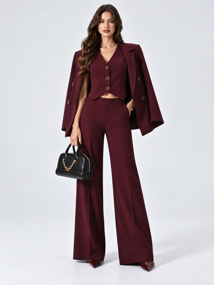 CALÇA PANTALONA BORGONHA RINASCIMENTO