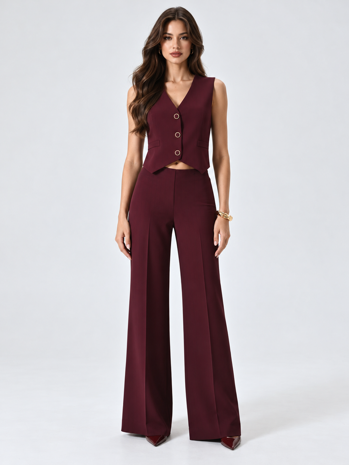 CALÇA PANTALONA BORGONHA RINASCIMENTO