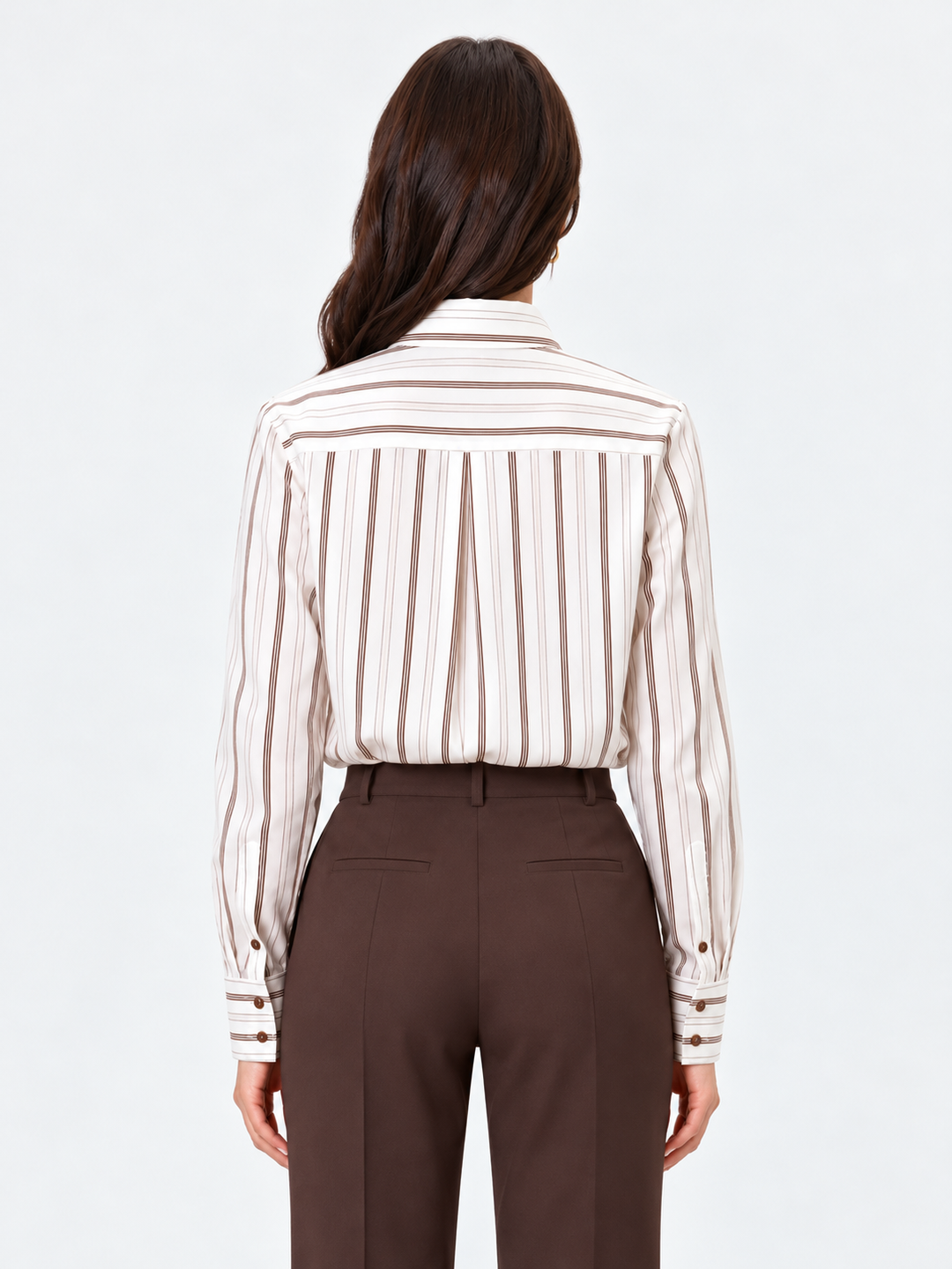CAMISA ÀS RISCAS CASTANHAS RINASCIMENTO