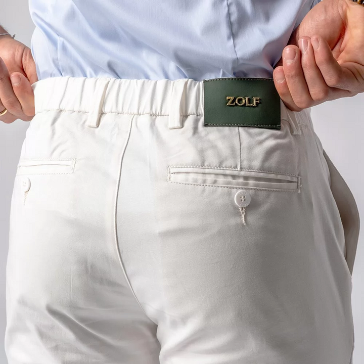 CALÇA CHINO SLIM FIT BRANCA ZOLF