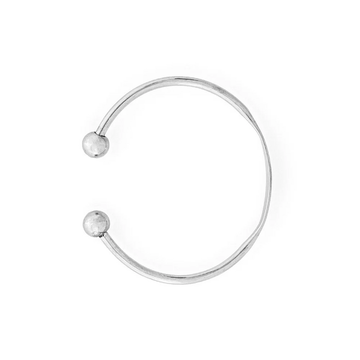 PULSEIRA ESCRAVA DETALHE ESFERA PRATEADA ZOLF
