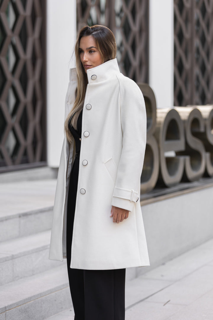 CASACO COMPRIDO OFF-WHITE MISS YOU