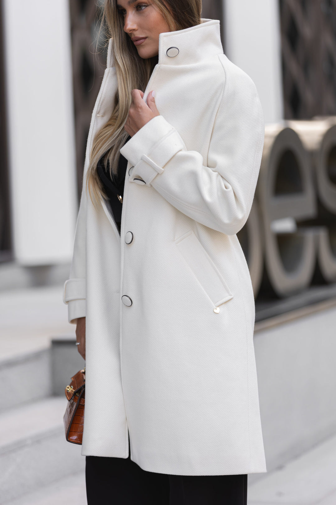 CASACO COMPRIDO OFF-WHITE MISS YOU