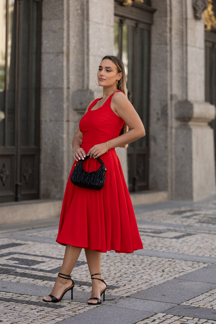 VESTIDO VERMELHO SAIA GODÉ MISS YOU