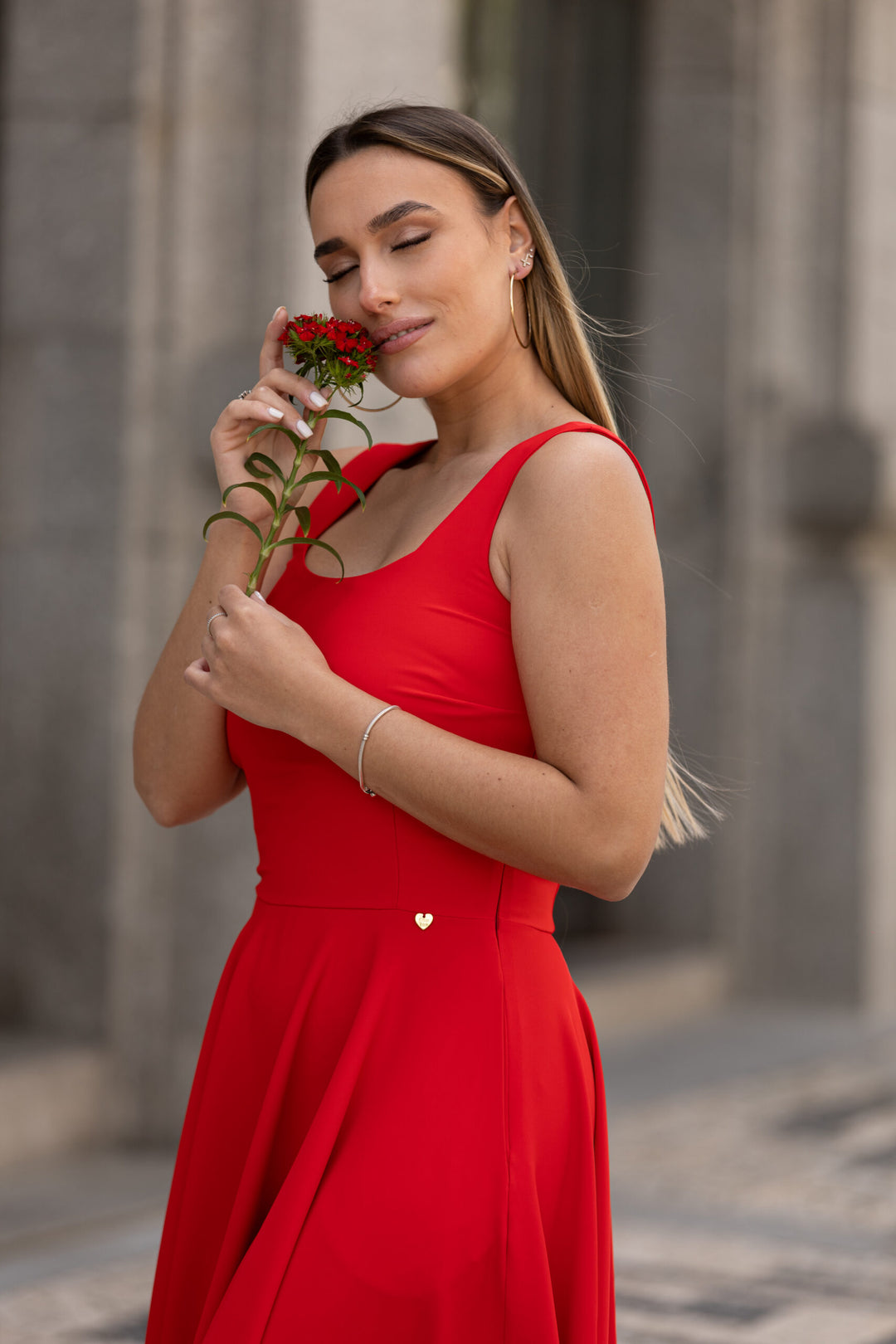 VESTIDO VERMELHO SAIA GODÉ MISS YOU