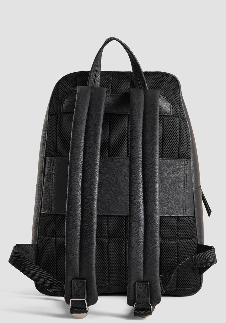 MOCHILA PRETA EM COURO SINTÉTICO ANTONY MORATO