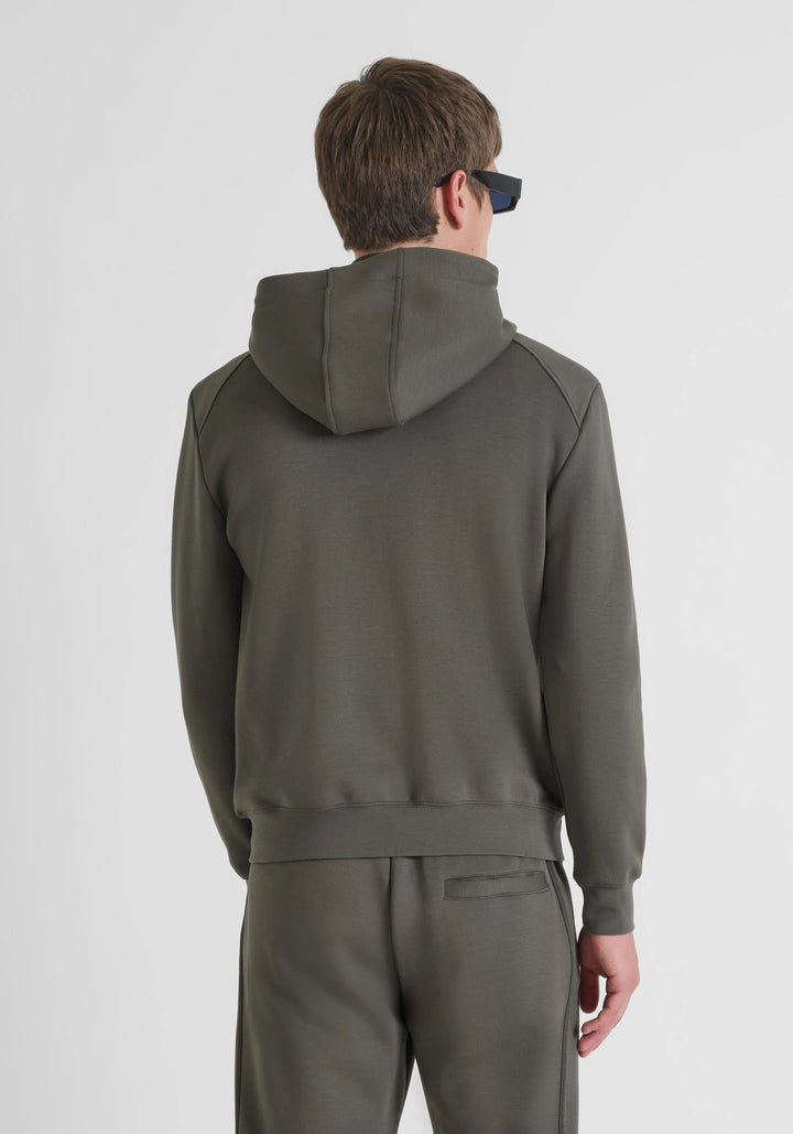HOODIE VERDE COM FECHO ANTONY MORATO