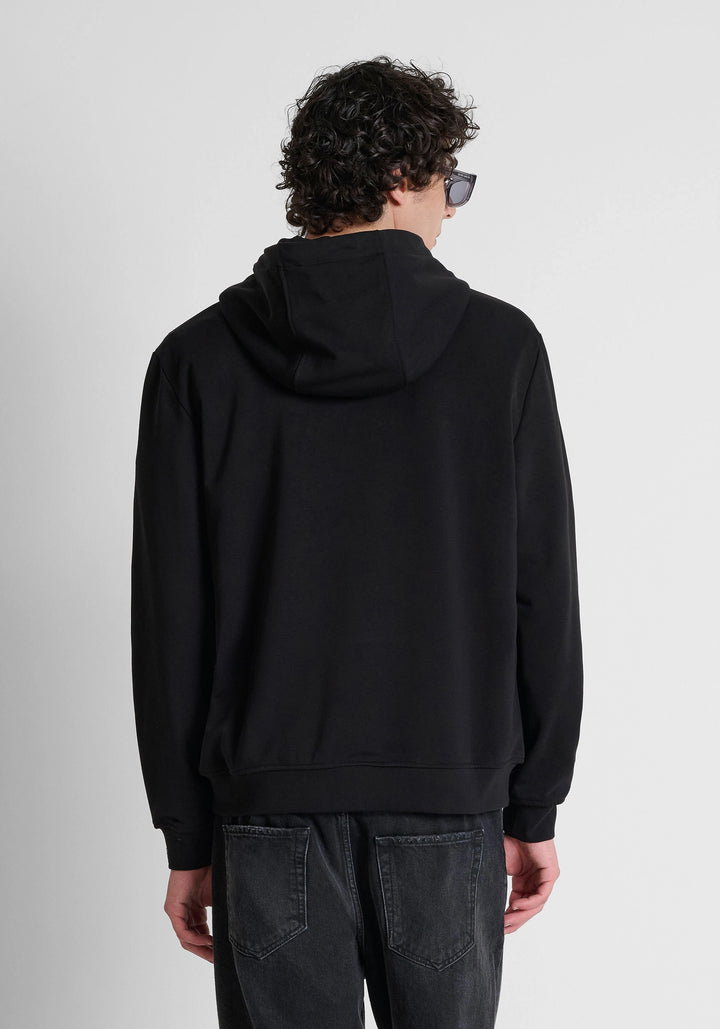 SWEATSHIRT PRETA COM CAPUZ ANTONY MORATO