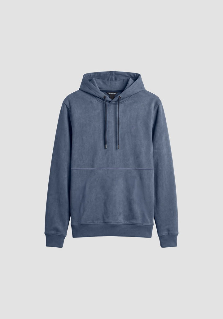 SWEATSHIRT AZUL EM CAMURÇA ANTONY MORATO