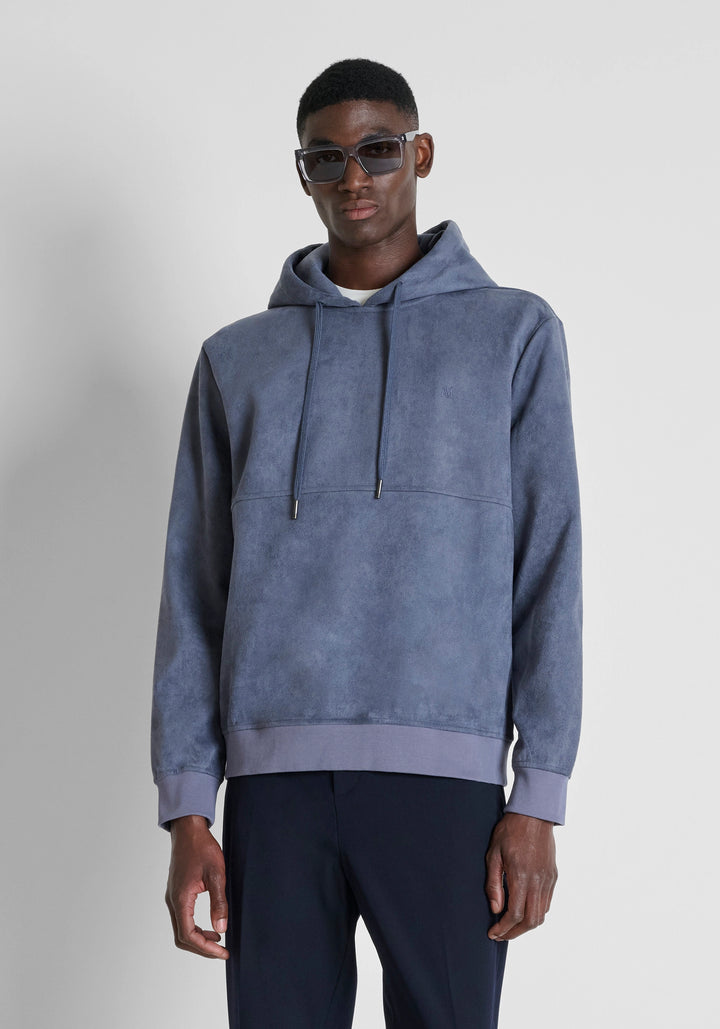 SWEATSHIRT AZUL EM CAMURÇA ANTONY MORATO