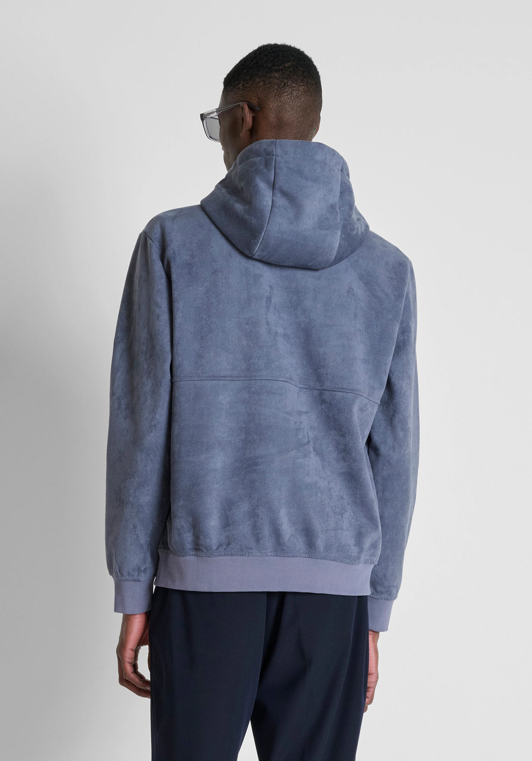 SWEATSHIRT AZUL EM CAMURÇA ANTONY MORATO
