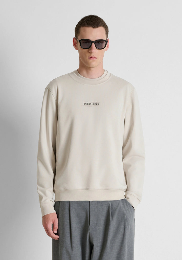 SWEATSHIRT BEGE COM ESTAMPADO NAS COSTAS ANTONY MORATO