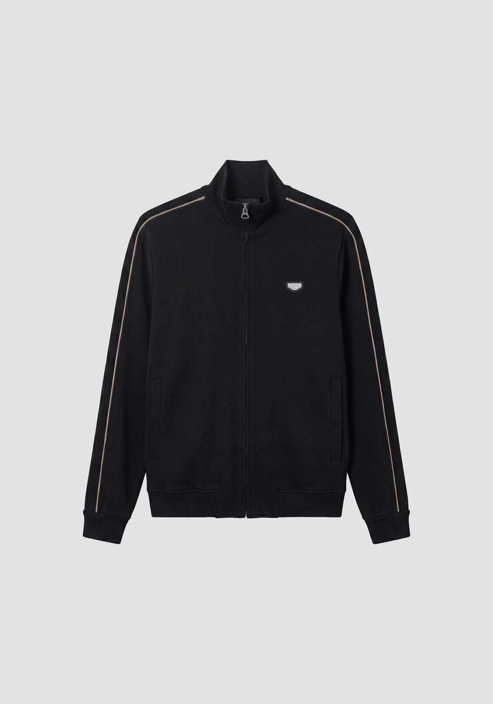 CASACO JOGGER PRETO COM CONTRASTE ANTONY MORATO
