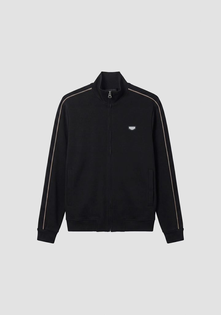 CASACO JOGGER PRETO COM CONTRASTE ANTONY MORATO