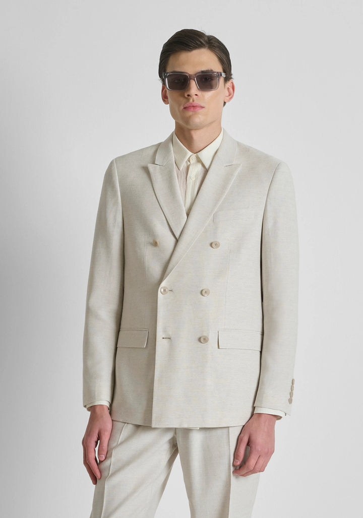 BLAZER BEGE EM LINHO ANTONY MORATO