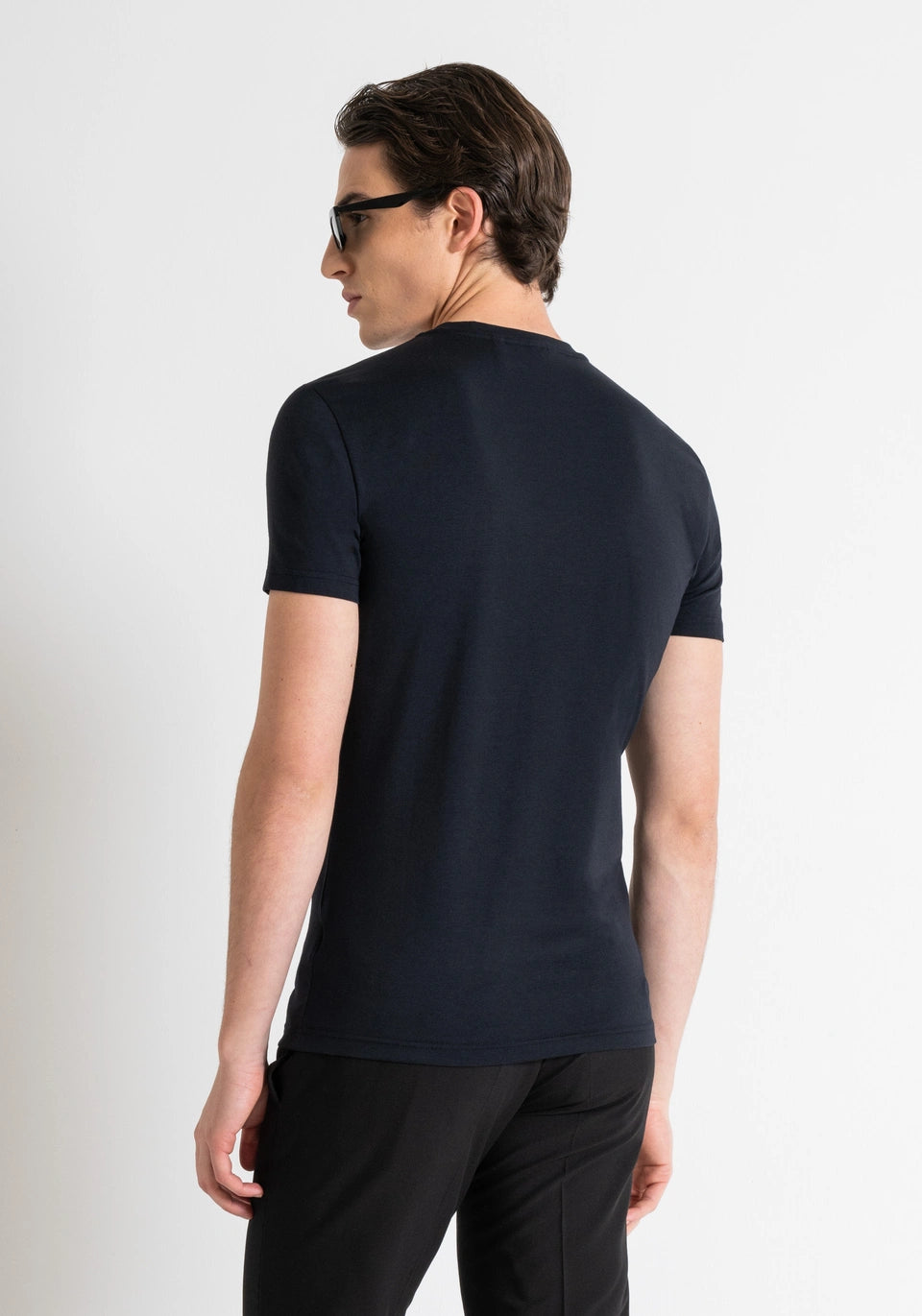 T-SHIRT SLIM FIT AZUL MARINHO ANTONY MORATO