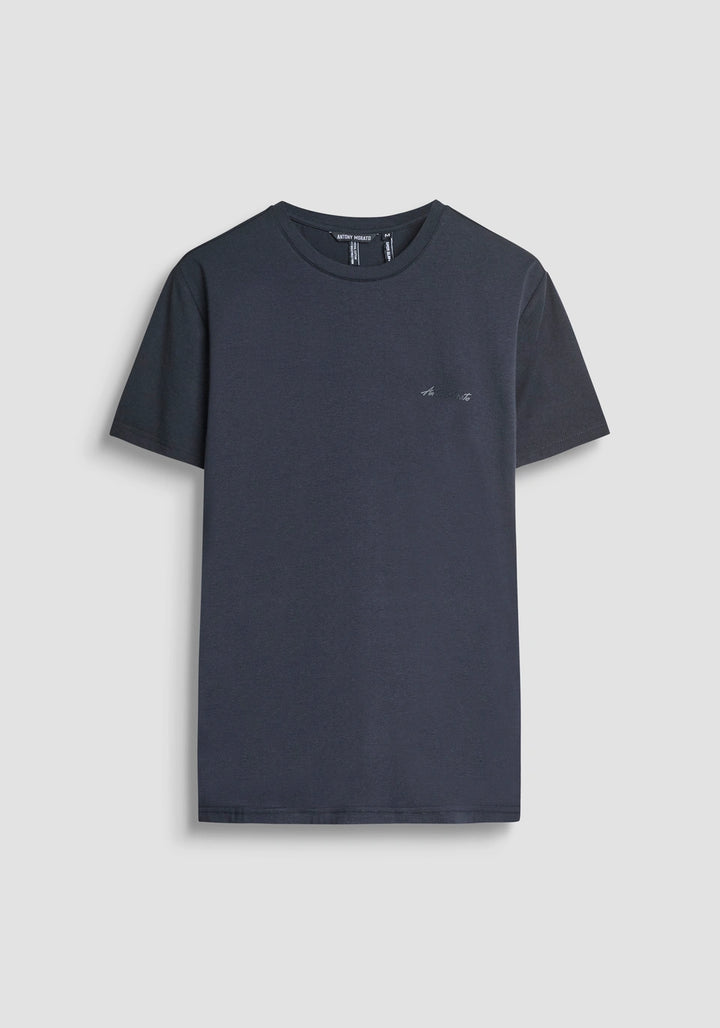 T-SHIRT SLIM FIT AZUL MARINHO ANTONY MORATO