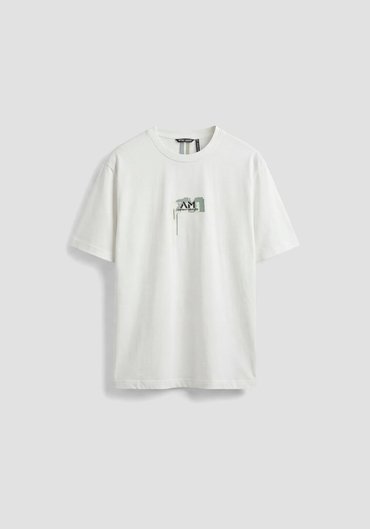 T-SHIRT BRANCA COM ILUSTRACAO ARTISTICA ANTONY MORATO