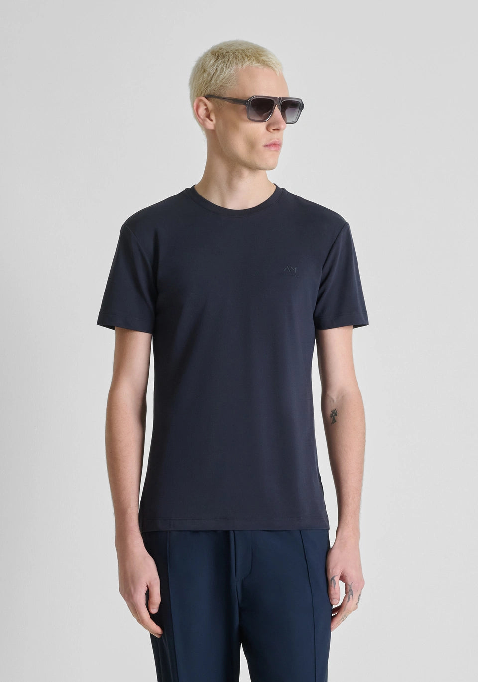 T SHIRT AZUL SUPER SLIM FIT ANTONY MORATO