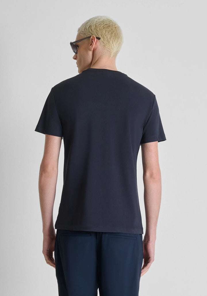 T SHIRT AZUL SUPER SLIM FIT ANTONY MORATO
