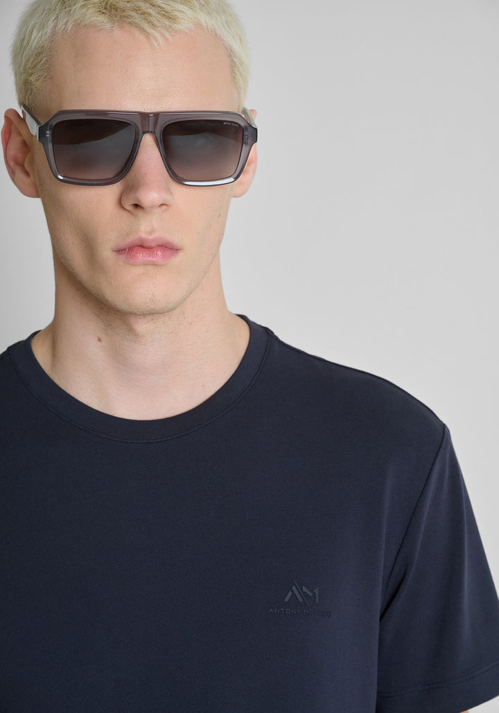 T SHIRT AZUL SUPER SLIM FIT ANTONY MORATO