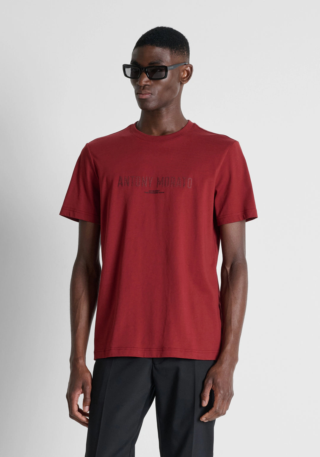 T-SHIRT BORDÔ COM LOGO ANTONY MORATO