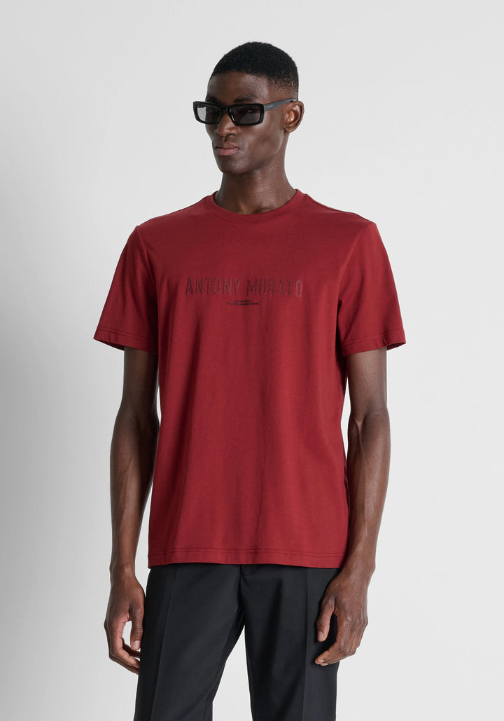T-SHIRT BORDÔ COM LOGO ANTONY MORATO