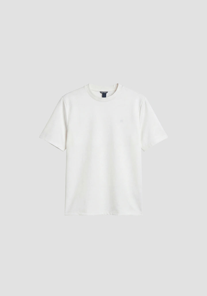 T-SHIRT BRANCA RELAXED FIT COM LOGÓTIPO BORDADO ANTONY MORATO