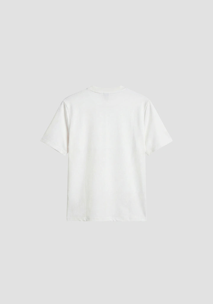 T-SHIRT BRANCA RELAXED FIT COM LOGÓTIPO BORDADO ANTONY MORATO