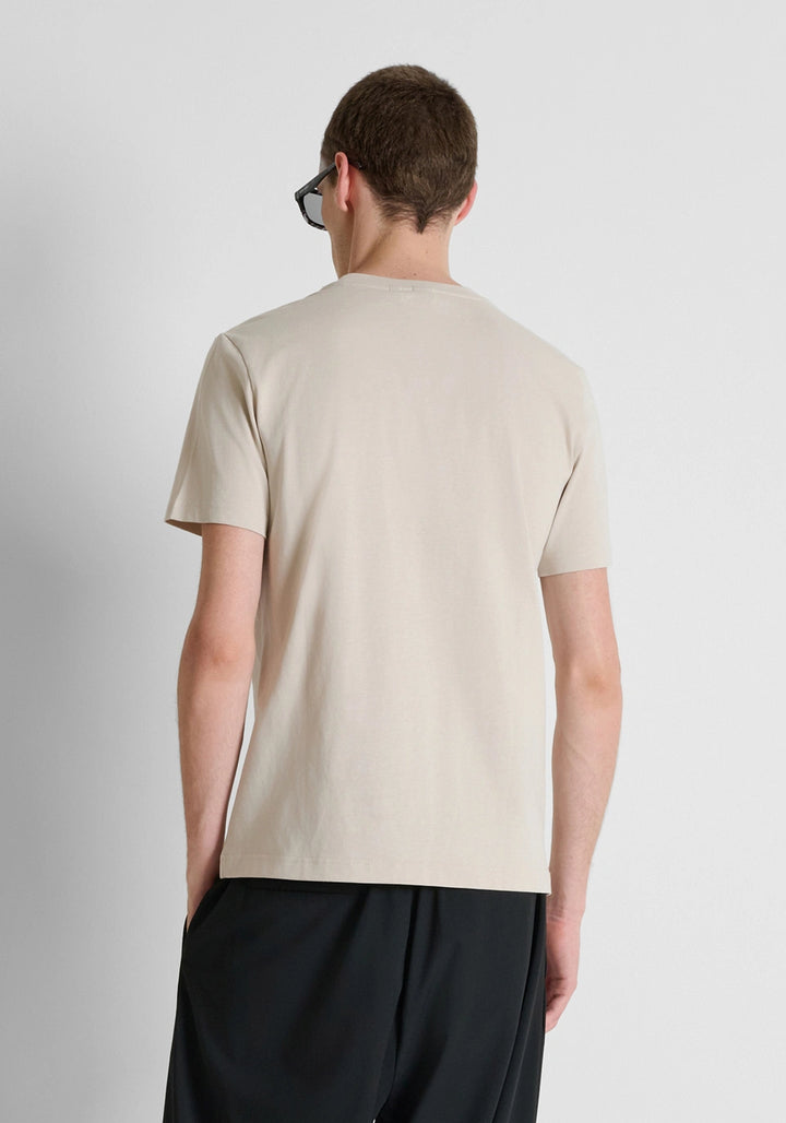 T-SHIRT BEGE COM ESTAMPADO FRONTAL ANTONY MORATO