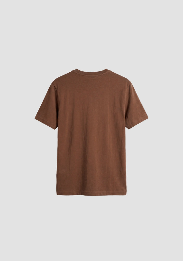 T-SHIRT CASTANHA COM ESTAMPADO FRONTAL ANTONY MORATO