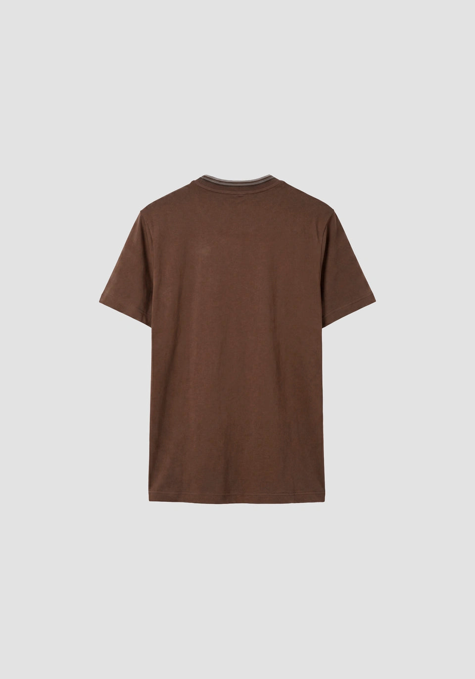 T-SHIRT CASTANHA COM GOLA EM CONTRASTE ANTONY MORATO