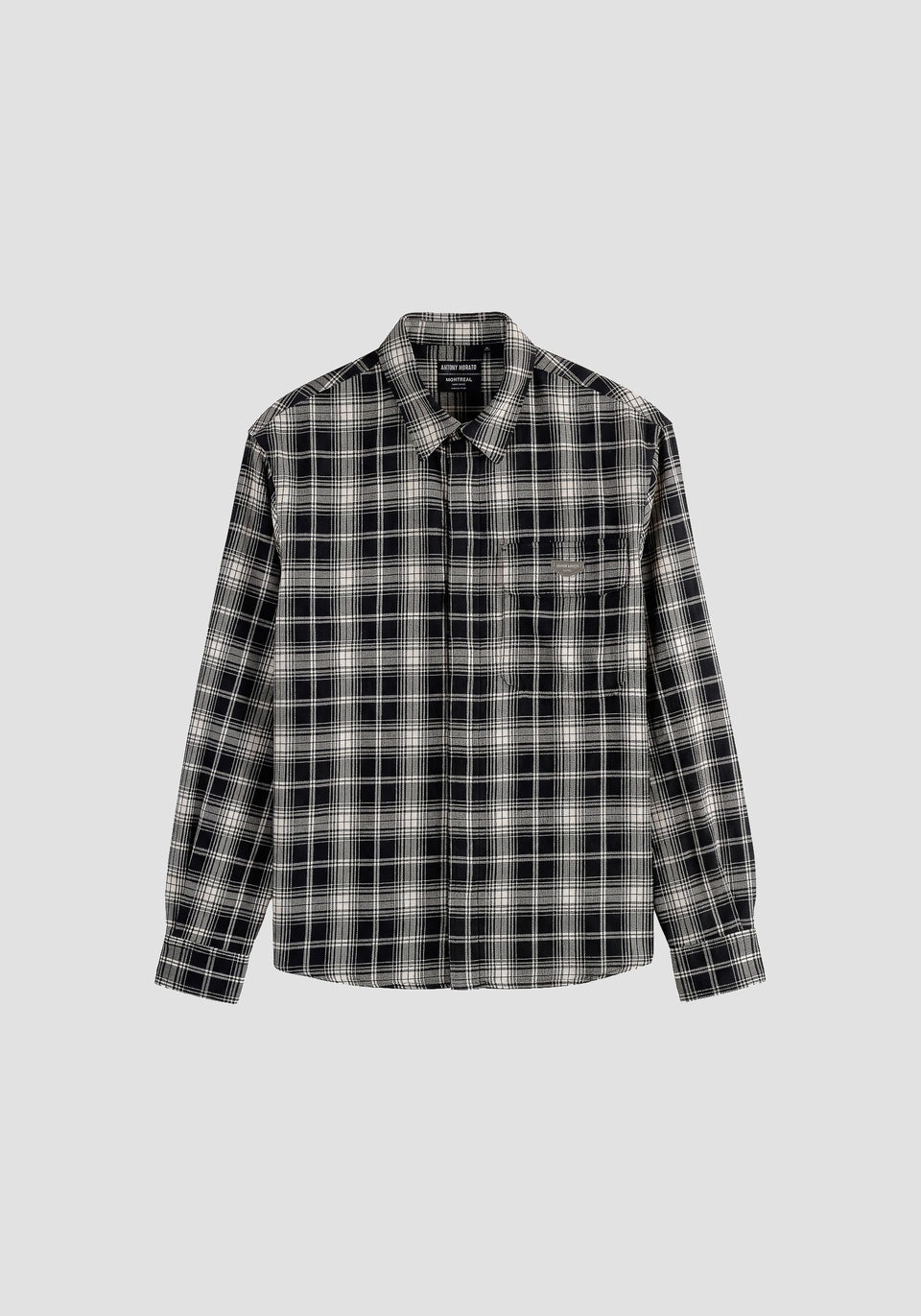 CAMISA XADREZ PRETO E BRANCO ANTONY MORATO