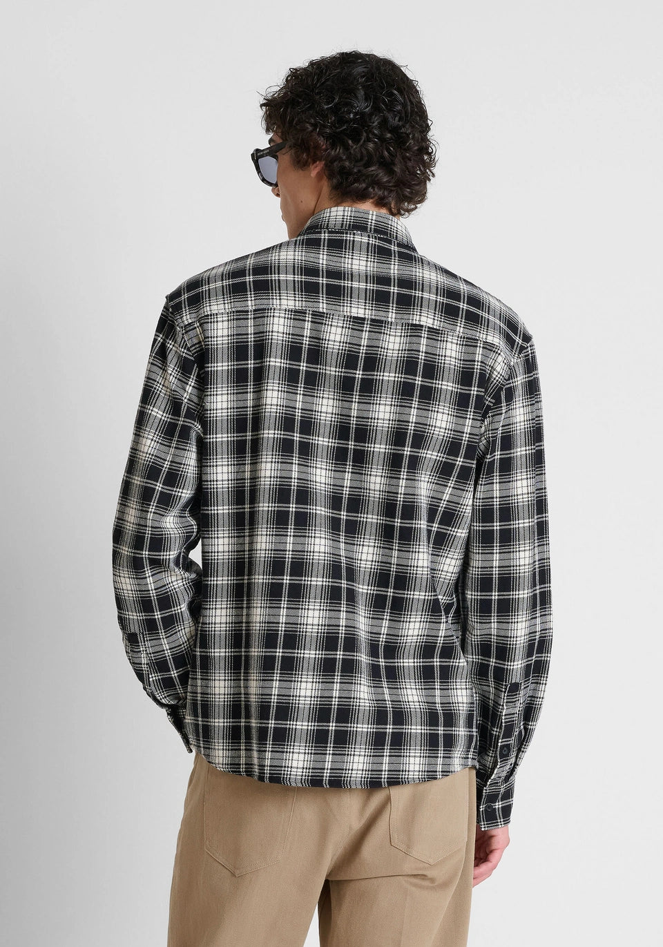 CAMISA XADREZ PRETO E BRANCO ANTONY MORATO