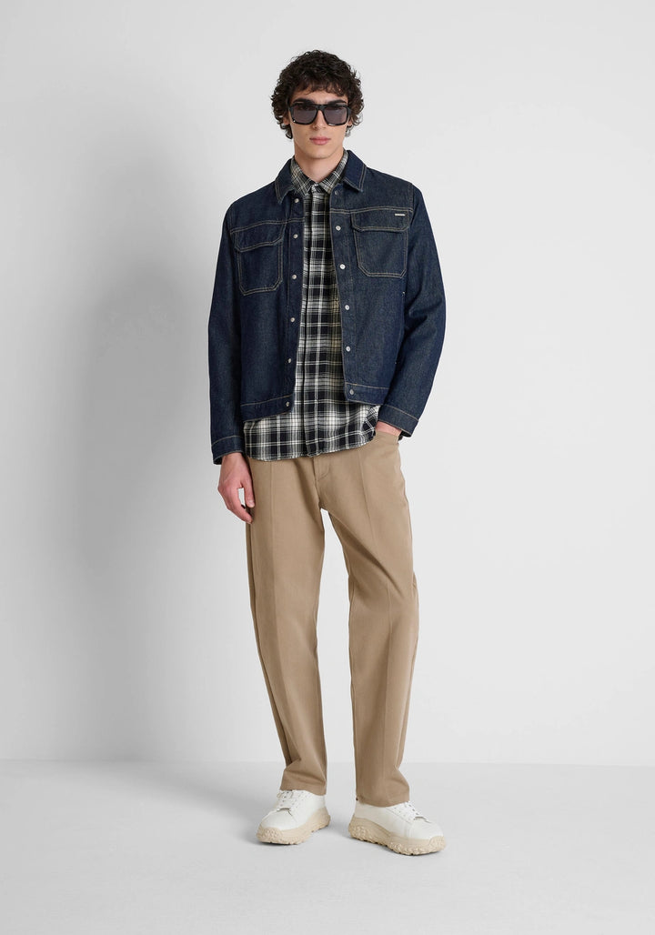 CAMISA XADREZ PRETO E BRANCO ANTONY MORATO