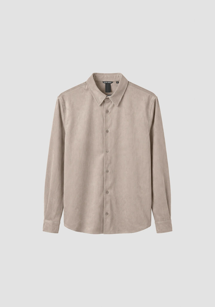 CAMISA BEGE EFEITO CAMURÇA ANTONY MORATO