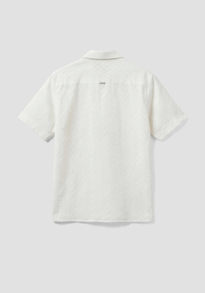 CAMISA BEGE COM PADRÃO PERFURADO ANTONY MORATO