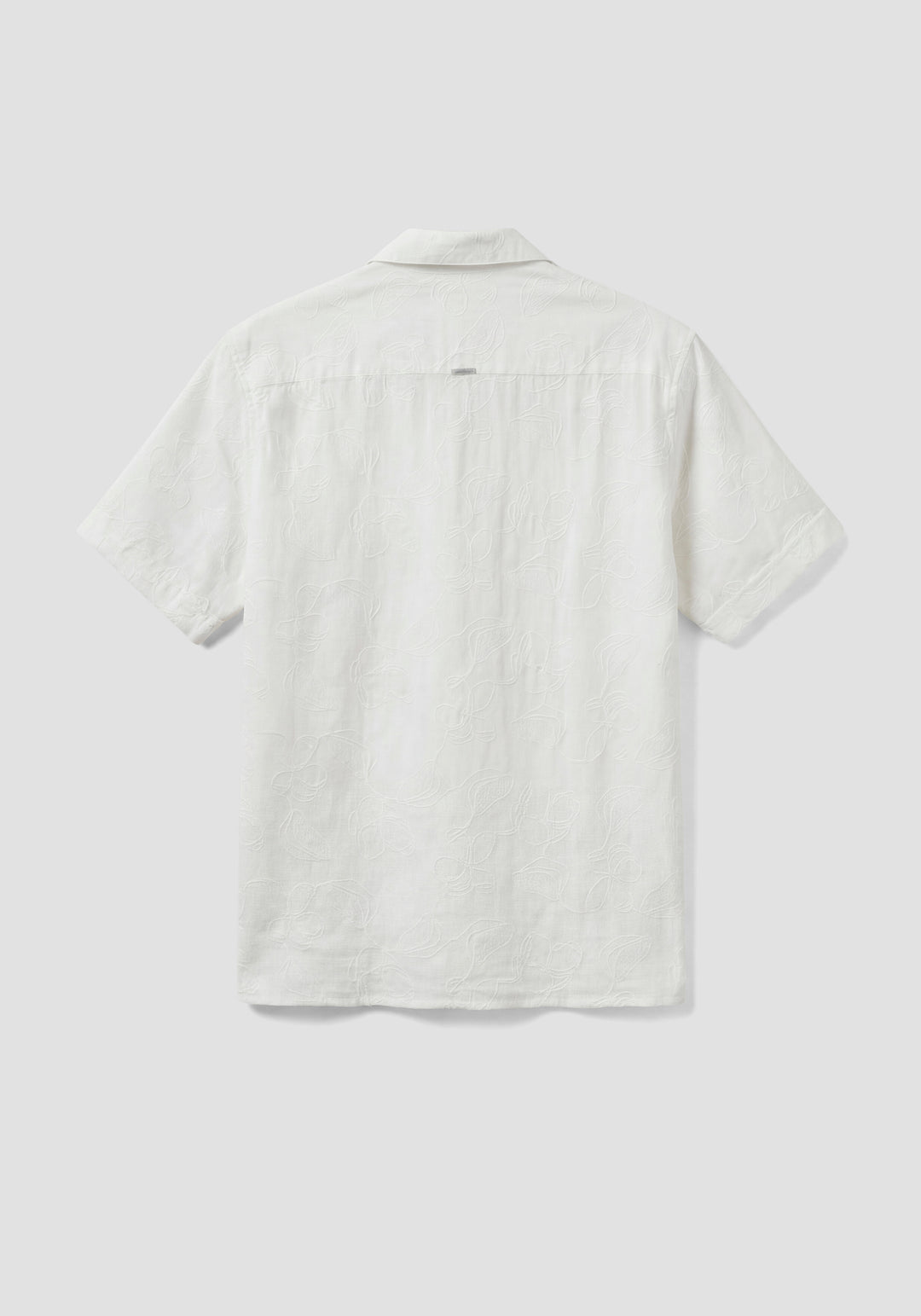 CAMISA BRANCA BORDADA MANGA CURTA ANTONY MORATO