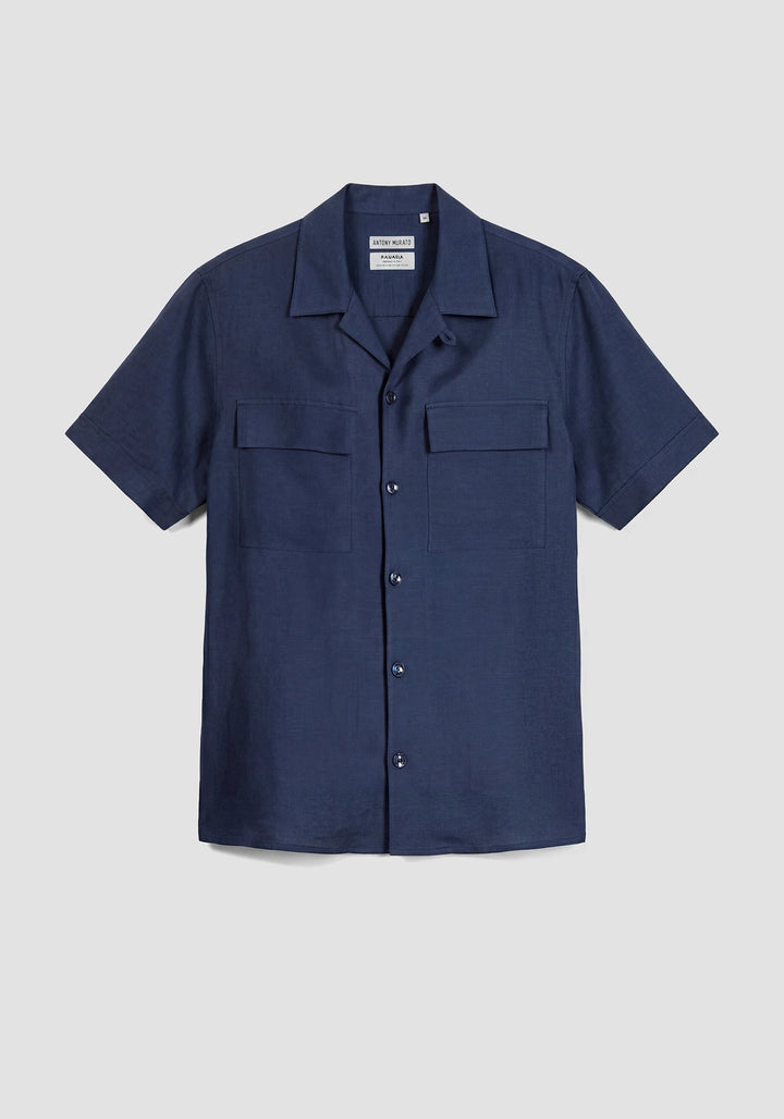 CAMISA AZUL EM LINHO ANTONY MORATO
