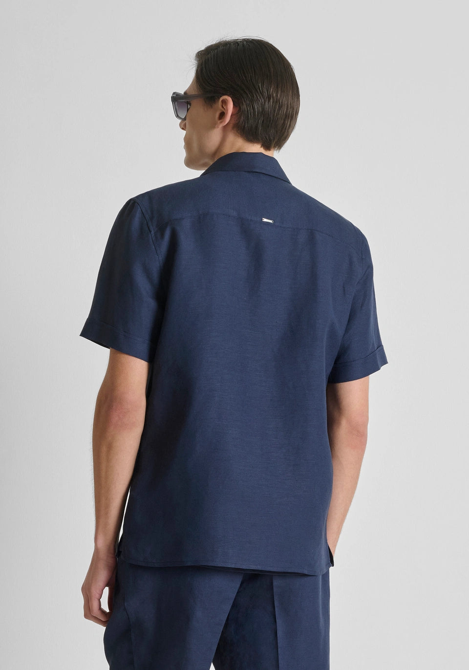 CAMISA AZUL EM LINHO ANTONY MORATO